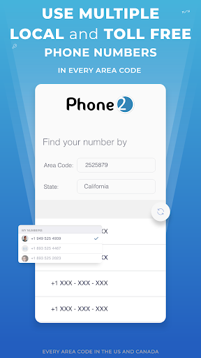 Phone2 Second Phone Number – Calling amp Texting mod screenshots 3