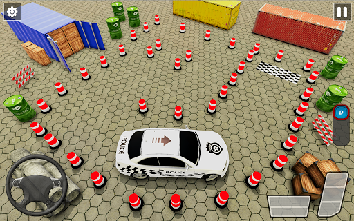 Police Car Parking Simulator 2020 Free Car Games mod screenshots 3