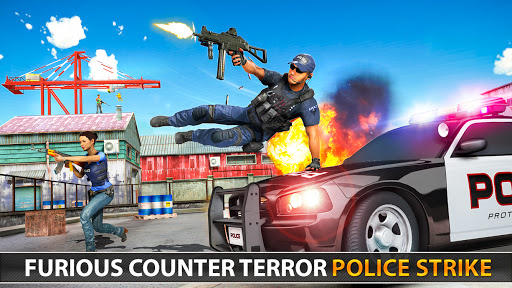 Police Counter Terrorist Shooting – FPS Strike War mod screenshots 4