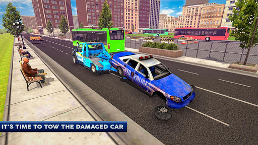 Police Tow Truck Driving Car Transporter mod screenshots 3