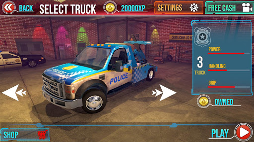 Police Tow Truck Driving Car Transporter mod screenshots 5