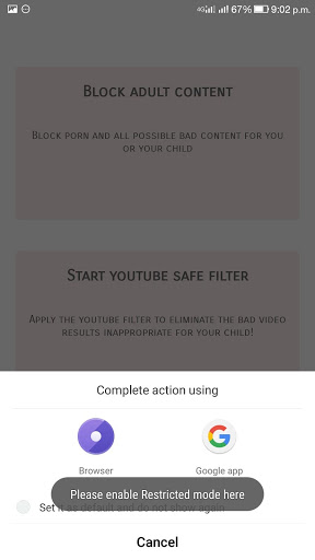 Porn Block App mod screenshots 1