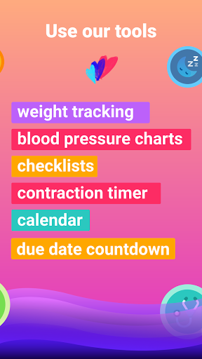 Pregnancy due date tracker with contraction timer mod screenshots 4