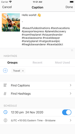 Preview – Plan your Instagram mod screenshots 3