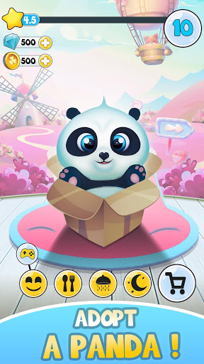 Pu – Cute giant panda bear virtual pet care game mod screenshots 1