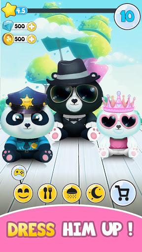 Pu – Cute giant panda bear virtual pet care game mod screenshots 3