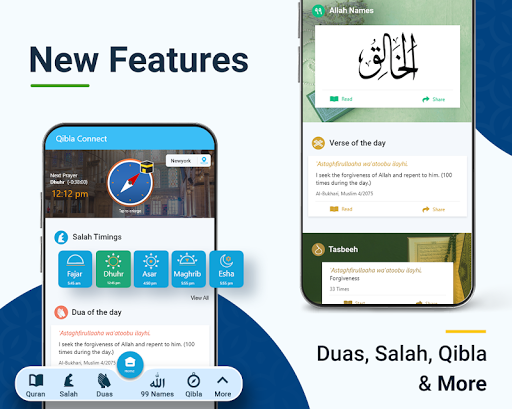 Qibla Connect Find Direction- Prayer Azan Quran mod screenshots 3