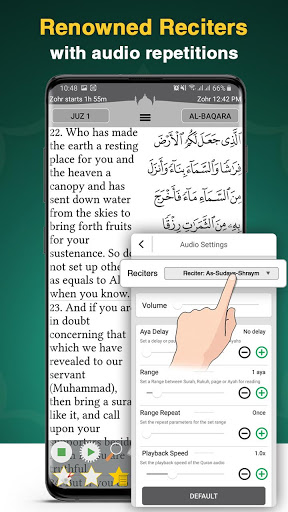 Quran Majeed Prayer Times amp Athan mod screenshots 2