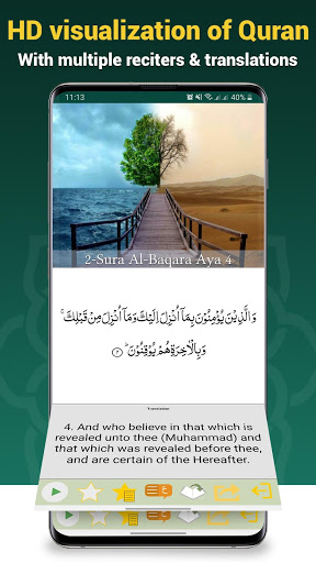 Quran Majeed Prayer Times amp Athan mod screenshots 5