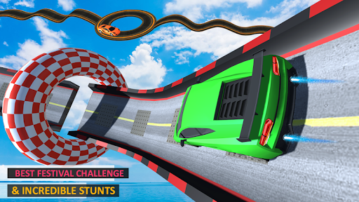 Ramp Car Stunt 3D Impossible Track Racing mod screenshots 1