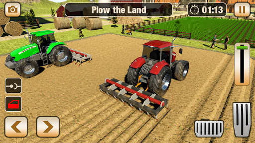Real Tractor Driving Games- Tractor farming Games mod screenshots 3