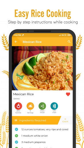 Rice Recipes Fried rice pilaf mod screenshots 2