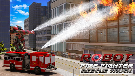 Robot Fire Fighter Rescue Truck mod screenshots 1