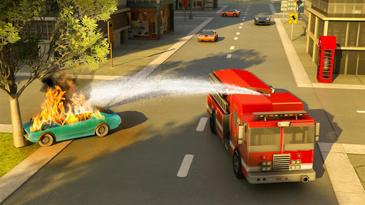 Robot Fire Fighter Rescue Truck mod screenshots 3