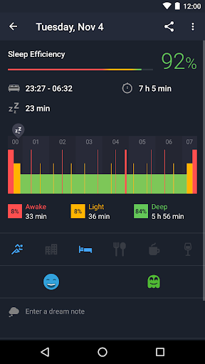 Runtastic Sleep Better Sleep Cycle amp Smart Alarm mod screenshots 2