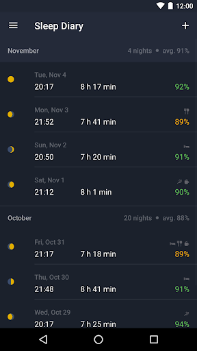 Runtastic Sleep Better Sleep Cycle amp Smart Alarm mod screenshots 3