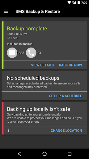 SMS Backup amp Restore mod screenshots 2