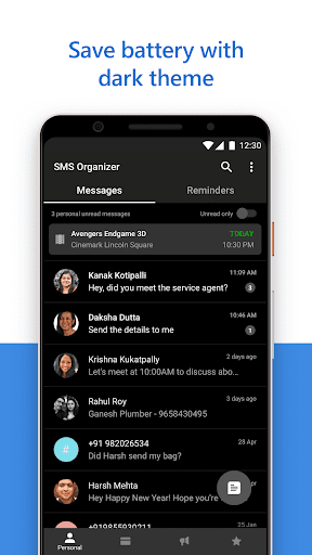 SMS Organizer mod screenshots 5