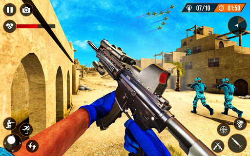 SWAT Counter terrorist Sniper AttackAction Game mod screenshots 1
