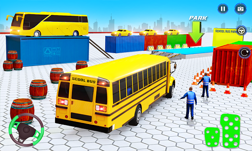 School Bus Driving Simulator Bus Parking Games mod screenshots 1