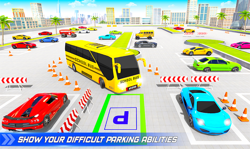 School Bus Driving Simulator Bus Parking Games mod screenshots 3