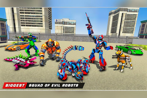 Scorpion Robot Transforming Robot shooting games mod screenshots 1