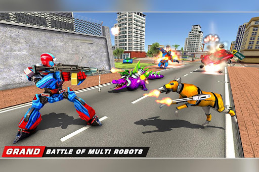 Scorpion Robot Transforming Robot shooting games mod screenshots 2