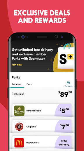 Seamless Restaurant Takeout amp Food Delivery App mod screenshots 2