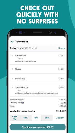 Seamless Restaurant Takeout amp Food Delivery App mod screenshots 4