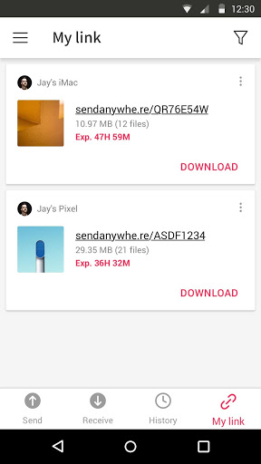 Send Anywhere File Transfer mod screenshots 5