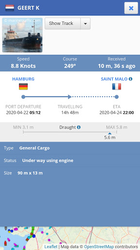 Ship Tracker – AIS Marine Radar amp Vessel Tracker mod screenshots 4