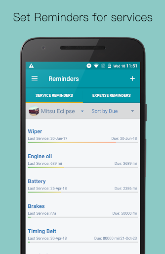 Simply Auto Car Maintenance amp Mileage tracker app mod screenshots 4
