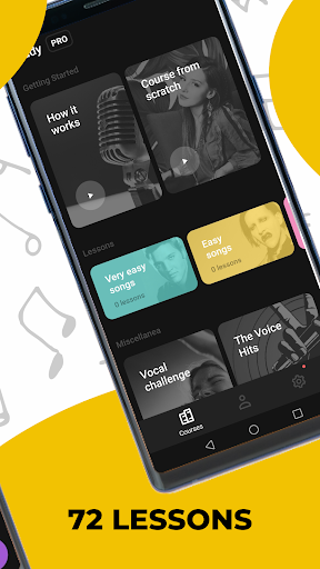 Singing app Vocaberry. Vocal training. Karaoke mod screenshots 2