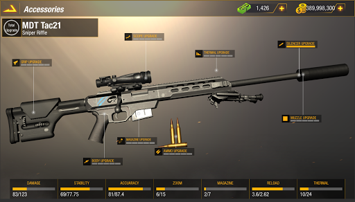 Sniper Game Bullet Strike – Free Shooting Game mod screenshots 5