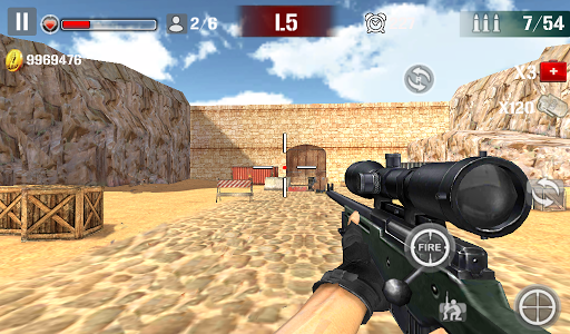 Sniper Shoot Fire War mod screenshots 3