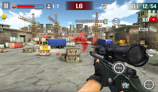 Sniper Shoot Fire War mod screenshots 4