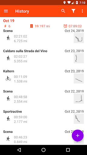 Sportractive GPS Running Cycling Distance Tracker mod screenshots 4