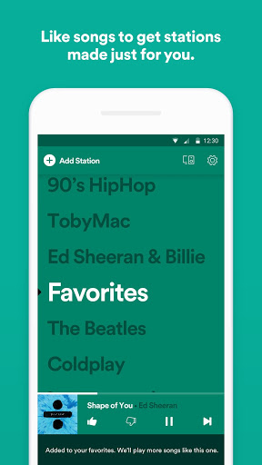 Spotify Stations Streaming radio amp music stations mod screenshots 3