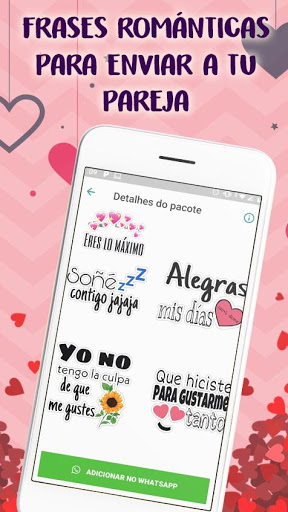 Stickers de amor y Piropos para WhatsApp mod screenshots 1