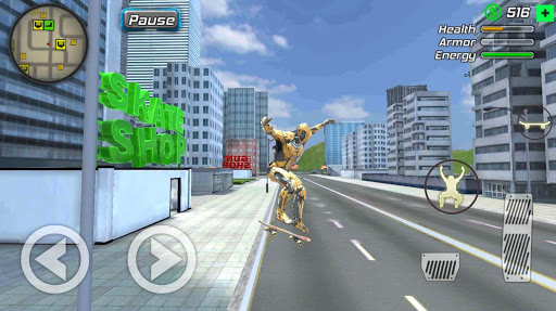 Super Crime Steel War Hero Iron Flying Mech Robot mod screenshots 1