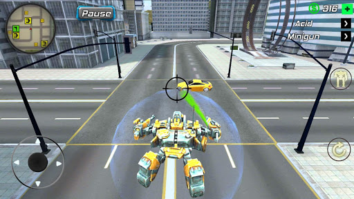 Super Crime Steel War Hero Iron Flying Mech Robot mod screenshots 3