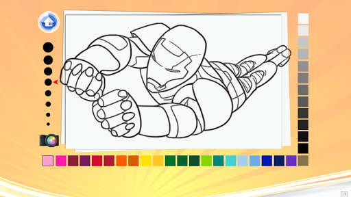 Superhero Coloring Book – Kids mod screenshots 5