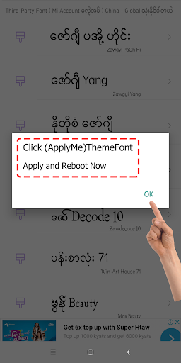 TTA MI Myanmar Font 9.5 to 12 mod screenshots 5