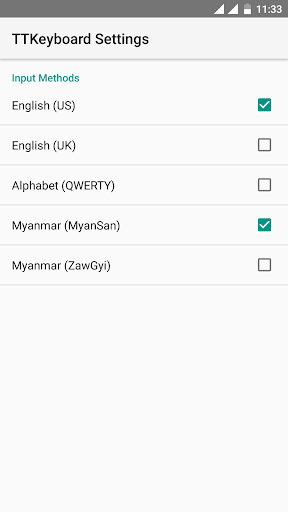 TTKeyboard – Myanmar Keyboard mod screenshots 3