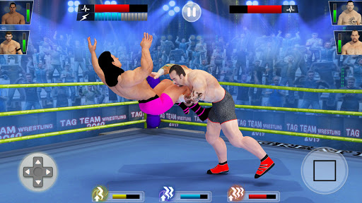 Tag Team Wrestling Games Mega Cage Ring Fighting mod screenshots 4