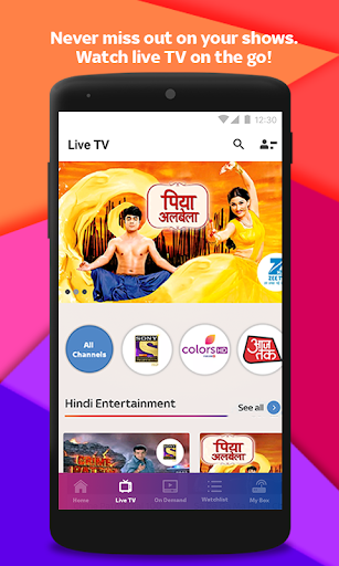 Tata Sky Mobile- Live TV Movies Sports Recharge mod screenshots 4