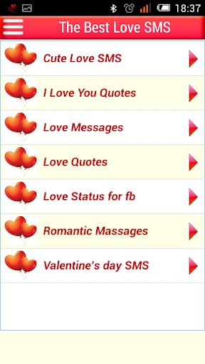 The Best Love SMS mod screenshots 1