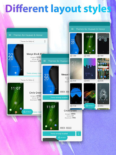 Themes Wallpapers Icons for HuaweiHonorEMUI mod screenshots 1