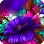 Themes app for  S6 Purple Bloom flower MOD