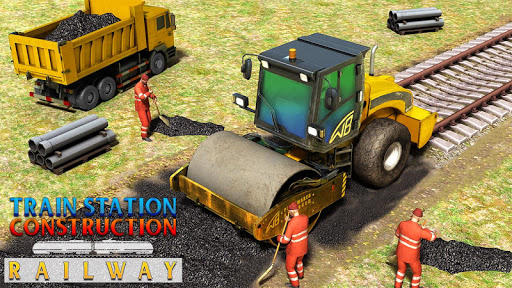 Train Station Construction Railway JCB Simulator mod screenshots 1